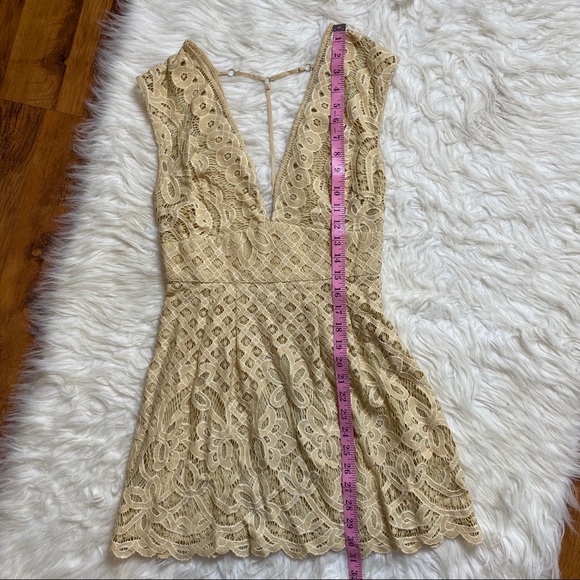 🔥SOLD🔥 Free People One Million Lovers Mini Dress Cream 2 - Picture 16 of 16